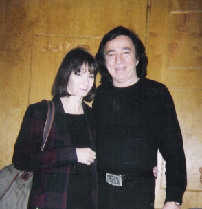 Tom Sadge (Neil Diamond) impersonator is pictured with his partner/wife Marion. The Sadges have been married 25 years and have two children.